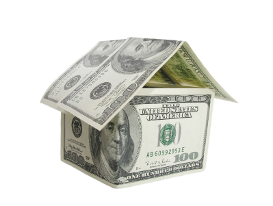 dollar%20bill%20house Home equity rises in America